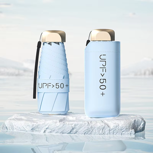 Custom Logo Flat 5 Fold <strong>Umbrella</strong> Ultra Compact Mini <strong>Pocket</strong> <strong>Umbrella</strong> Lightweight for Adult Daily Travel - Product Image 3