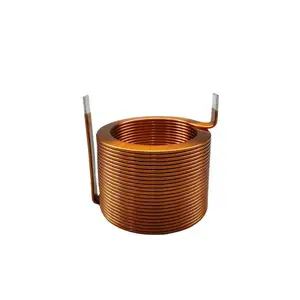 Mingda Custom Copper Flat Wire Indução Choke Bobinas Alta Potência Atual Indutor Choke Air Core Coil