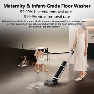 Aspirapolvere <span class=keywords><strong>a</strong></span> <span class=keywords><strong>Vapore</strong></span> Dreame Wet Dry H15 H14 H12 85 all'Ingrosso ℃   Pulizia Pavimenti 100 ℃   Macchina Lavapavimenti Autopulente ad Acqua Calda - Product Image 5