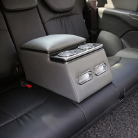 Boîte d'accoudoir arrière, boîte de rangement pour voiture, console centrale de siège arrière de voiture avec design universel, vente en gros et personnalisable