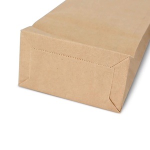 Sacs à fond plat avec fermeture à clip Xs, fenêtre PLA, 7,5x4,5x24 cm, sacs à collation scellés en kraft pour produits ménagers - Product Image 4