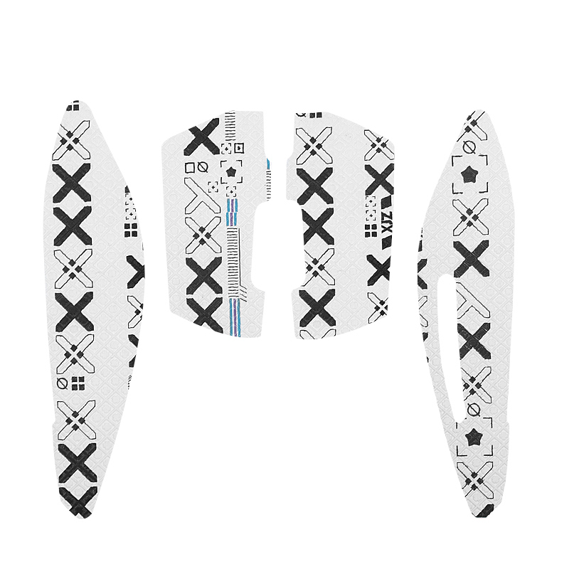 1 autocollant de souris demi-paquet - Blanc
