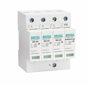 BR275-60 2P Tipo AC T2 60kA Dispositivo di <span class=keywords><strong>Protezione</strong></span> da Sovratensioni ACSPD Bipolare T2 - Product Image 4