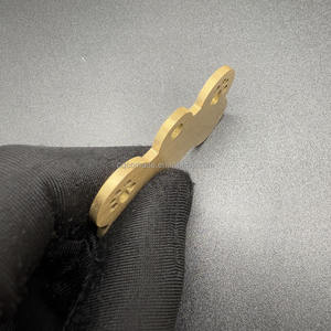 50X28 Mm Hondenbot-Id-Tag Met Poten Onbehandelde Koperen Blanco 'S Voor Een Persoonlijke Gravestempel - Product Image 3