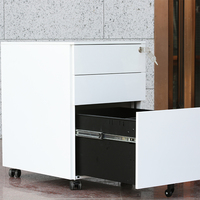 Classeur sous l'armoire latérale de bureau de bureau avec le tiroir de casier d'armoire de bureau de serrure