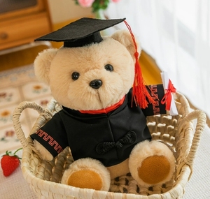 Oso de Peluche de Graduación, Maestro/<span class=keywords><strong>Doktor</strong></span>, Súper Suave, para Juguetes, Figuras de Dibujos Animados, Relleno de Algodón, como Regalos Conmemorativos para Estudiantes Escolares - Product Image 4