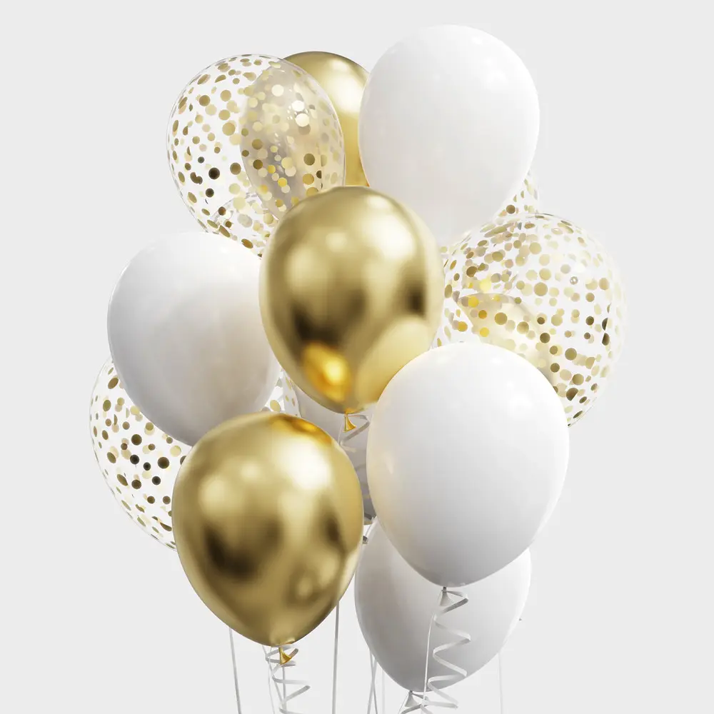 Globos De látex dorados y negros, globo transparente con estampado De helio y estrellas, decoración para fiestas y bodas