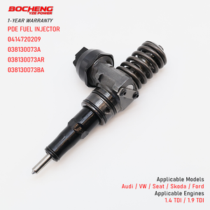 หัวฉีดน้ำมันดีเซลคุณภาพสูง 0414720209 รุ่น 038130073AN PDE สำหรับเครื่องยนต์ VW Audi Seat Skoda 1.9 TDI - Product Image 1