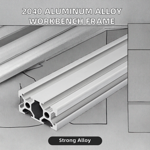 อุปกรณ์ประกอบโครงงานแบบตั้งโต๊ะ HT-6-2020 สำหรับประกอบโปรไฟล์อะลูมิเนียม ทำจากอะลูมิเนียมอัลลอยด์อัดขึ้นรูปซีรีส์ 6000  ชนิด T3-T8 - Product Image 2
