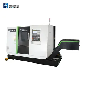 IHT321 Mini Slant Bed CNC Metal Torno Máquina Preço Com Ferramentas De Moagem