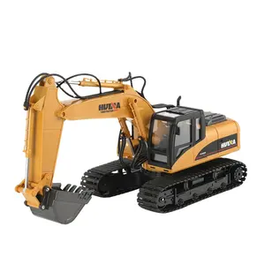 HUINA toys huina excavator toy rc 1550 2,4 ГГц 1:14 15-канальный с вращением на 680 градусов из сплава