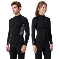 Combinaison de plongée et de snorkeling en néoprène épais 2 mm pour femmes et hommes, manches longues, pantalon de surf