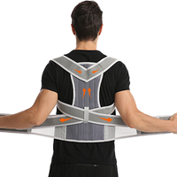 Correcteur de posture de soutien de clavicule de renfort dorsal réglable pour la correction de bosse