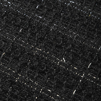 Tissu bouclé en tweed tissé avec fil métallique en polyester pour manteaux, chaussures, chapeaux, sacs, pantalons, jupes et artisanat