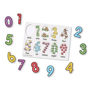 colores paño del bebé almohada del bebé apaciguar toalla/babero <span class=keywords><strong>zapatos</strong></span> <span class=keywords><strong>de</strong></span> bebé rompecabezas clásico <span class=keywords><strong>de</strong></span> madera Peg rompecabezas - Product Image 4