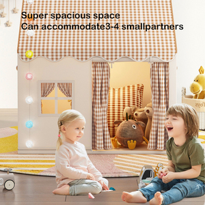 New Arrivals <strong>Tepee</strong> <strong>Tent</strong> for Kids - Ventilated Mesh Window Princess Private Zone <strong>Tent</strong> House for Kids for Girls Aged 5 to 7 Years - Product Image 5