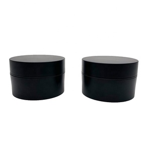 Nhà Máy Trực Tiếp Giá Màu Đen Mờ 1 Oz 2 Oz 4 Oz 6 Oz 15 Ml 30 Ml 50 Ml 60ml Vòng <span class=keywords><strong>Pp</strong></span> Acrylic Container 2 Oz Nhựa <span class=keywords><strong>Jar</strong></span> Mỹ Phẩm - Product Image 2