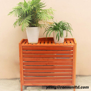 Haute Qualité En <span class=keywords><strong>Bois</strong></span> Stand De Fleurs Décoratif Extérieur Couverture de <span class=keywords><strong>Climatiseur</strong></span> - Product Image 3