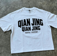 T-shirts pour hommes à épaules tombantes en coton blanc coupe carrée surdimensionnée personnalisée T-shirt graphique baggy décontracté à manches courtes