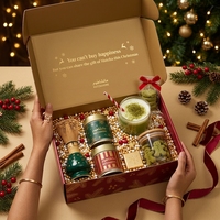 Boîte d'expédition ondulée pliable en forme d'avion, coffret cosmétique Joyeux Noël, impression personnalisée, emballage cadeau durable pour les fêtes