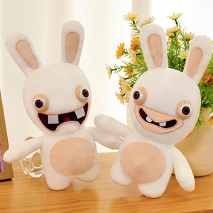 Peluche Lapin Drô<span class=keywords><strong>le</strong></span> et Mignon, Jouet en Peluche Doux avec Expression Gêneuse, Cadeau de Collection pour Enfants, Vente en Gros - Product Image 1