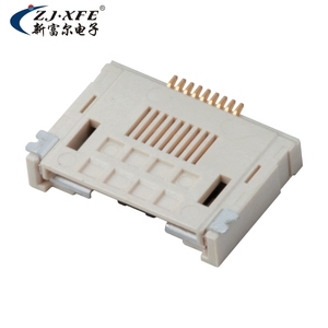 Giá tốt nhất FPC kết nối trong kho 0.5 mét Pitch 9/10 Pin FPC kết nối 0.5-20 Series <span class=keywords><strong>SMT</strong></span> lật loại FPC kết nối - Product Image 3