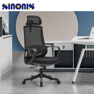 Chaise de bureau ergonomique Sinonis Executive, dossier haut en mesh, pivotante, pour conférence - Product Image 2