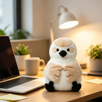 Peluche d'oiseau personnalisée, jouet en peluche moelleux, figurine animale pour la décoration intérieure, cadeau de vacances, promotion, pour les acheteurs en gros