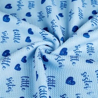 Tela de poliéster y elastano elástica con estampado de sandía personalizada al por mayor, tipo Liverpool, por yarda, para lazos.