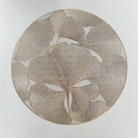 Vente en gros de sets de table ronds TUOTU de 380 mm, résistants à la chaleur, de haute qualité, durables, à séchage rapide, en PVC, pour la décoration de la maison et la table à manger