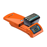 Pengisi Daya Cepat Input USB-C, Produk Multifungsi dengan Layar Berwarna, Cocok untuk Berbagai Baterai, Pengisi Daya Isi Ulang