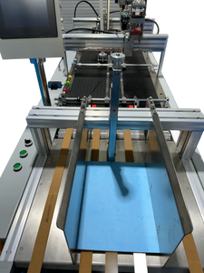 Máy dán/xé băng keo hai mặt hoàn toàn tự động không tiêu chuẩn cho hộp các tông và bao bì nhựa giấy - Product Image 5