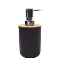 Ensemble d'accessoires de salle de bain en bambou, distributeur de savon de salle de bain, porte-brosse à dents de salle de bain