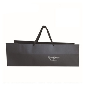 Extended Horizontal Lift Gift Box Paper Bag Mother's Day Rectangular Gift Bag Flower Packing Box Paper Handbag Wholesale - Product Image 3