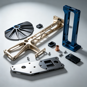 CNC de Alta Precisión para Mecanizado de Componentes Aeroespaciales, Soportes Estructurales de Aluminio Anodizado Personalizados para Aeronaves, Hechos a su Medida - Product Image 2
