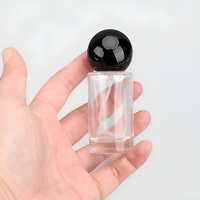 Bouteilles de parfum en verre rechargeables élégantes de haute qualité de 20ml avec bouchon à bille ronde vente chaude ensemble de bouteilles de parfum en verre de luxe de 20ml