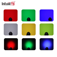 Projecteurs LED COB RGBW 120W en alliage d'aluminium Intuiit avec contrôle DMX512 pour l'éclairage de scène intérieure et de stations de télévision