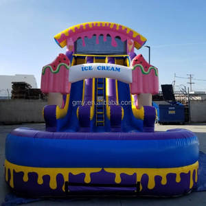 GMY Inflatables Golden Crown Rainbow Toboganes de agua Productos inflables con tobogán de piscina para niños - Product Image 5