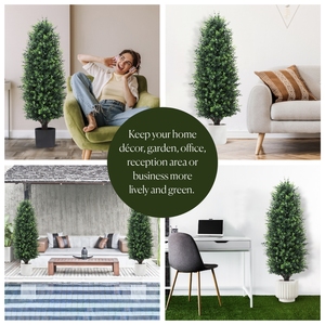 Nhựa Mô Phỏng Topiary Bóng Nhân Tạo Chậu Cây Cây Cây Nhân Tạo Cho Trang Trí Nội Thất Trong Nhà Ngoài Trời Trang Trí Nội Thất - Product Image 4