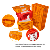 ZZ poules pondeuses en plastique dinde Cage poussin boîte de transfert poulet conteneur volaille Transport caisse