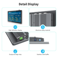 Ordinateur industriel embarqué haute performance prenant en charge les ports GPU/PCI/PCIe/COM/double réseau, Windows 10, en aluminium