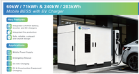 Systèmes de stockage d'énergie mobiles et de recharge de véhicules électriques (BESS) pour projets industriels, 71 kWh, 80 kWh, 106 kWh, fabriqués en Chine par un fabricant de BESS