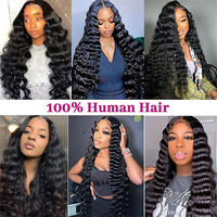 Perruques en cheveux humains HD sans colle 12A, perruque Lace Front en cheveux humains, perruque Lace Frontale complète 360 en cheveux brésiliens bruts alignés sur les cuticules 13x6