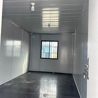 Meilleures ventes : Maison conteneur habitable préfabriquée en acier, respirante et démontable, de 20/40 pieds, standardisée et en kit plat