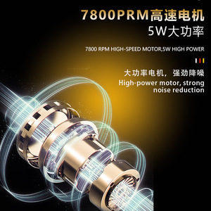 Kemei Electric Shaver KM T370 Triple Blade IPX4 Waterproof <b>USB</b> Rechargeable Men's Razor With LED Display - Product Image 2