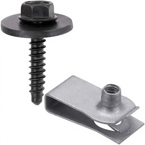 Vis, écrou en U et boulon de fixation en fer pour pare-chocs Chevrolet Buick GM Cadillac 11513599 11570498 - Product Image 1