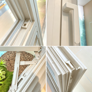 Design moderno sicuro in PVC finestre scorrevoli casa ha migliorato la sicurezza UPVC balcone scorrevole finestra - Product Image 4