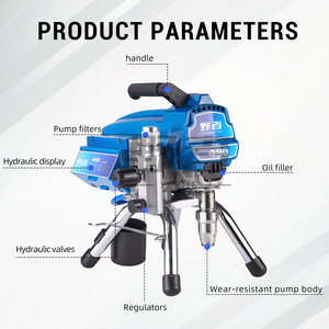 Pistola de Pulverización Eléctrica de Alta Presión, Profesional 490, Máquina de Recubrimiento para Pintura de Látex Industrial, Pulverización DIY - Product Image 2