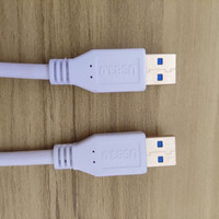 Werkseitig benutzer definiertes USB 3.0 Geben Sie einen Stecker ein, um ein männliches Datenkabel einzugeben 30/28/26 AWG Braid Shield ing für Computer drucker kameras