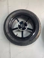 Set Roda Depan Belakang LXC Baru 12 Inch CNC Aluminium 110/70-12 120/70-12 Ban Casing Balap Skuter Listrik E-Bike High